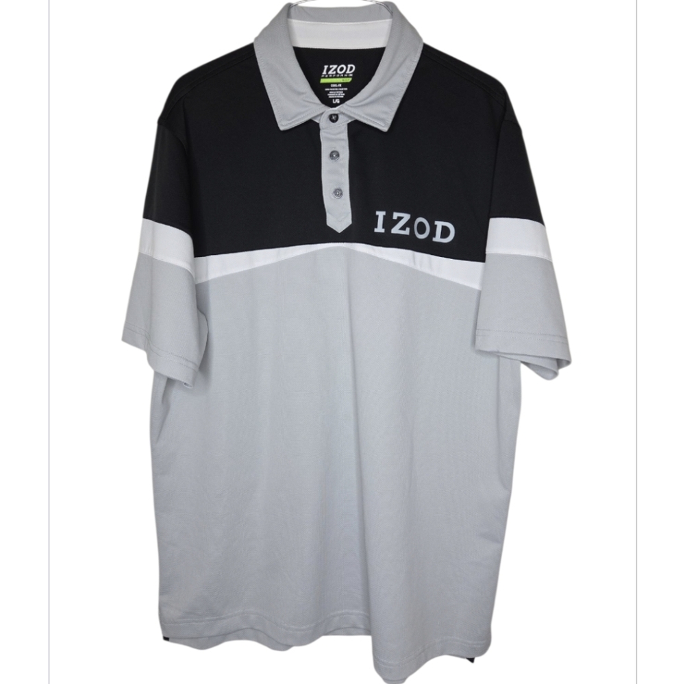 Izod Performance Cool FX Men's Colorblock Golf Polo Size L